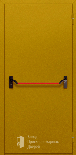 Фото двери «Однопольная глухая с антипаникой №45» в Долгопрудному