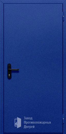 Фото двери «Однопольная глухая (синяя)» в Долгопрудному