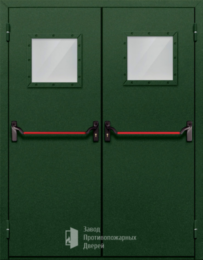 Фото двери «Двупольная со стеклом и антипаникой №59» в Долгопрудному
