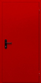 Фото двери «Однопольная глухая (красная)» в Долгопрудному