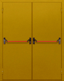 Фото двери «Двупольная глухая с антипаникой №15» в Долгопрудному