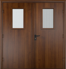 Фото двери «Двупольная МДФ со стеклом EI-30» в Долгопрудному
