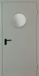 Фото двери «Однопольная с круглым стеклом EI-30» в Долгопрудному