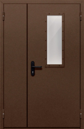 Фото двери «Полуторная со стеклом №28» в Долгопрудному