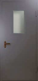 Фото двери «Техническая дверь №4 однопольная со стеклопакетом» в Долгопрудному