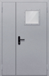 Фото двери «Полуторная со стеклопакетом» в Долгопрудному