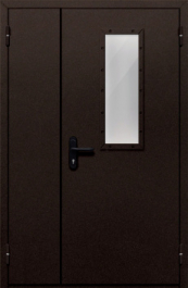 Фото двери «Полуторная со стеклом №210» в Долгопрудному