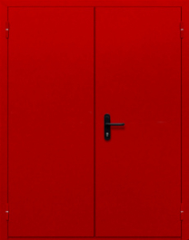 Фото двери «Двупольная глухая (красная)» в Долгопрудному