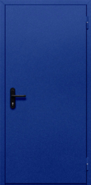Фото двери «Однопольная глухая (синяя)» в Долгопрудному