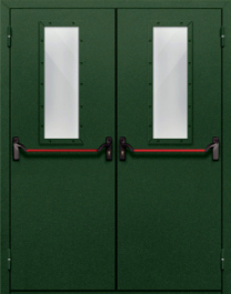 Фото двери «Двупольная со стеклом и антипаникой №69» в Долгопрудному